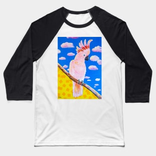 Pink parrot Baseball T-Shirt